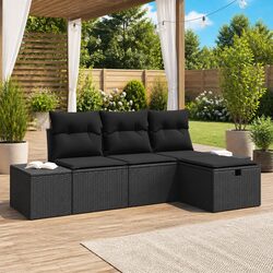 Comfortable and Durable 4-Piece Outdoor Sofa Set