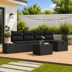 Comfortable and Practical 5 Piece Outdoor Sofa Set