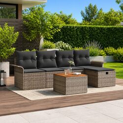 Comfortable and Affordable 6-Piece Outdoor Sofa Set