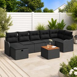 Reliable Outdoor Garden Sofa Set 8-Piece for Your Comfort