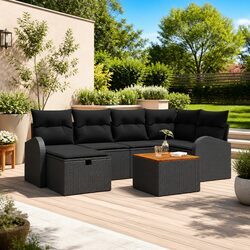Comfortable and Practical 7-Piece Outdoor Sofa Set