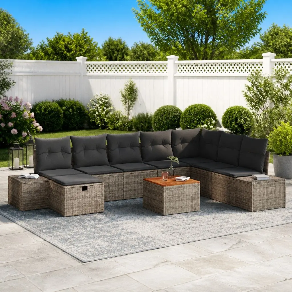 9-Piece Garden Sofa Set
