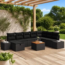 Versatile 9-Piece Outdoor Sofa Set with Modern Style