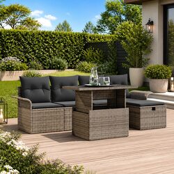 Comfortable and Practical 6-Piece Modular Sofa Set