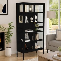 Practical Black Display Cabinet for Your Home