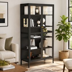 Reliable Anthracite Display Cabinet for Practical Storage