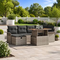 Value and Comfort in a 7-Piece Garden Sofa Set