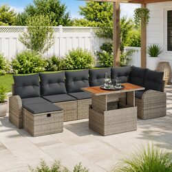 Affordable 8-Piece Garden Sofa Set for Your Outdoor Space