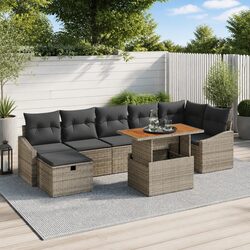 Quality and Comfort in 8-Piece Garden Sofa Set