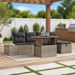 Comfort and Value in This Garden Sofa Set