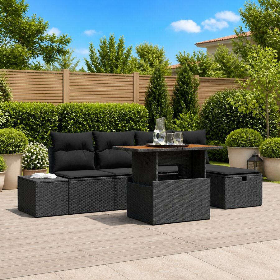 Enjoy Practicality with Our Height-Adjustable Garden Sofa Set