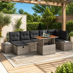 8 Piece Garden Sofa Set - Comfort and Value Combined