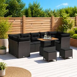 Value-Driven Modular 10-Piece Garden Sofa Set