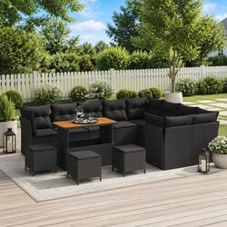 Comfort Meets Durability in This 13-Piece Outdoor Sofa Set