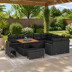 Practical and Stylish 12 Piece Outdoor Garden Sofa Set