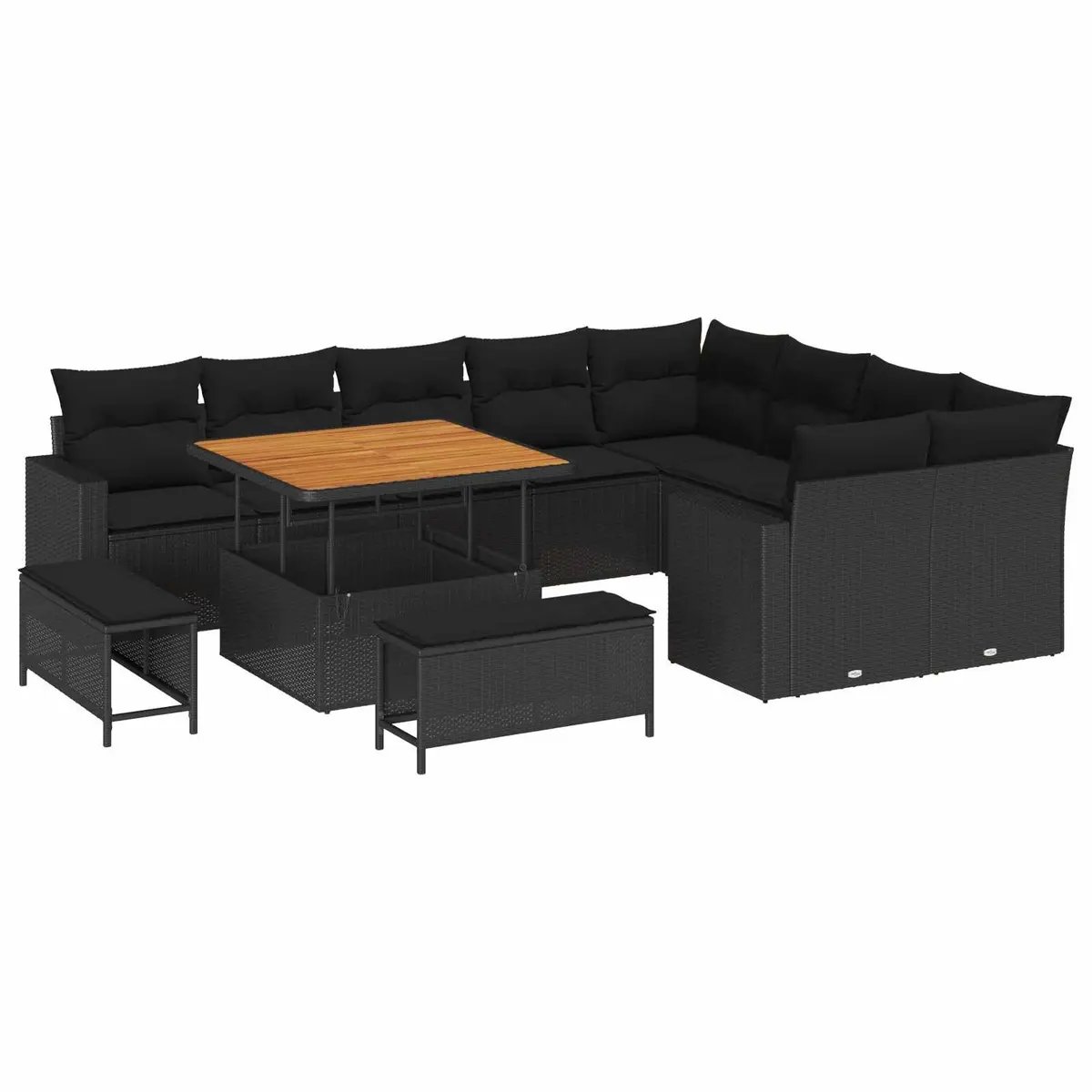 12 Piece Outdoor Garden Sofa Set