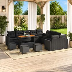 Garden Sofa Set 14 pcs: Practical Comfort and Style