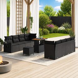 Reliable 11-Piece Modular Garden Sofa Set
