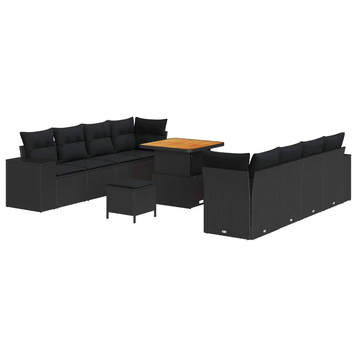Garden Sofa Set with Cushions for Outdoor Use