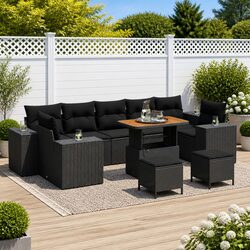 Reliable and Stylish 10-Piece Modular Garden Sofa Set
