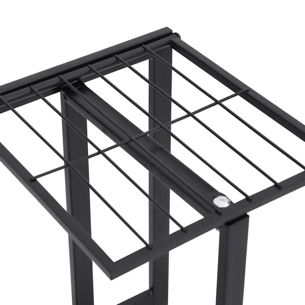 Metal Plant Stand 4-Tier Display Rack Organizer Black