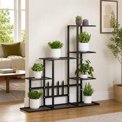 Reliable Black Metal Plant Stand for Your Botanical Needs