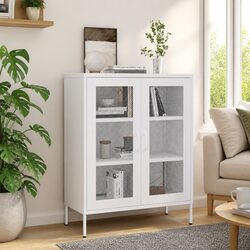 Reliable White Steel Storage Cabinet: Practical and Affordable