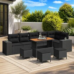 Comfortable 10-Piece Modular Patio Sofa Set - Quality and Value
