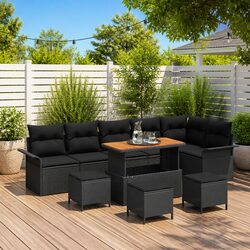 Reliable Outdoor Garden Sofa Set with 10 Pieces