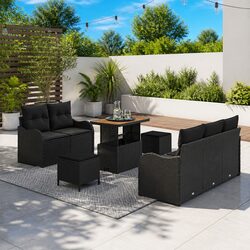 Warm and Functional 8-Piece Outdoor Sofa Set
