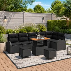 Value-Driven 9-Piece Outdoor Furniture Set