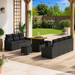 Practical 10-Piece Patio Sofa Set for Your Home