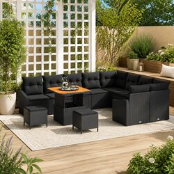 Quality and Practicality in a 12-Piece Garden Sofa Set