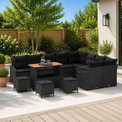 Comfort and Value in a 13-Piece Garden Sofa Set