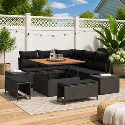 Comfortable and Durable 8-Piece Outdoor Sofa Set