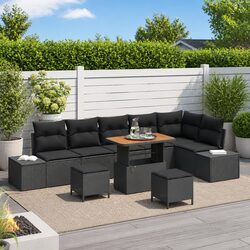 9-Piece Outdoor Garden Sofa Set: Practical and Affordable
