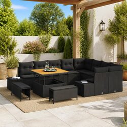 Comfortable and Affordable 12 Piece Outdoor Sofa Set