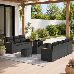 Comfort and Style in a 10-Piece Garden Sofa Set
