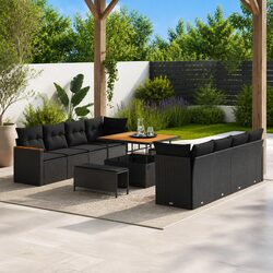 Value-Driven 11-Piece Modular Sofa Set for Your Garden