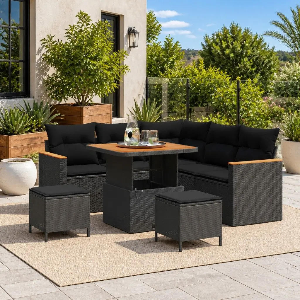 8-Piece Garden Sofa Set for Outdoor Comfort