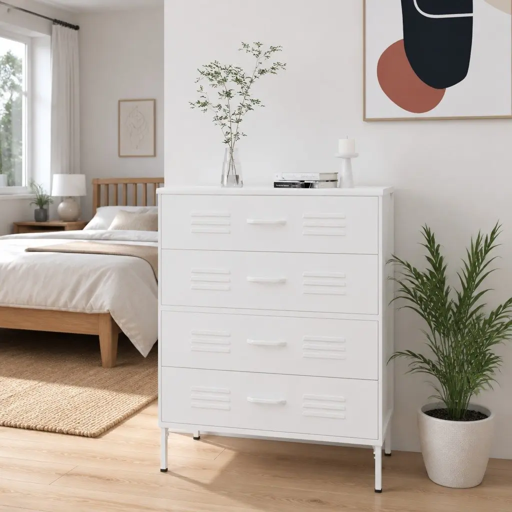 Storage Cabinet with Fully Extendable Drawers