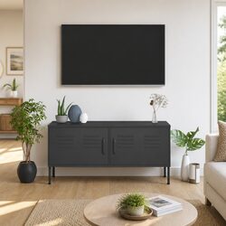 Reliable Anthracite TV Cabinet with Practical Features