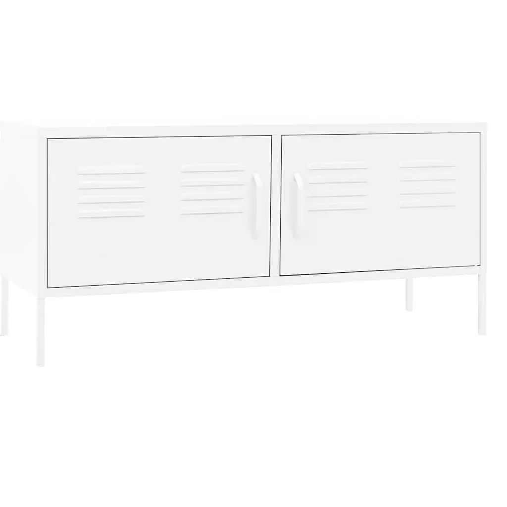 White TV Cabinet for Easy Organization