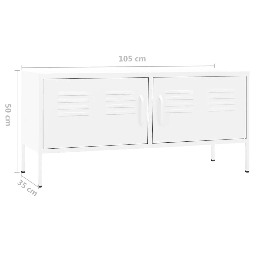 White TV Cabinet for Easy Organization
