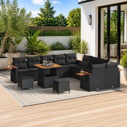 Comfortable and Practical 13-Piece Garden Sofa Set