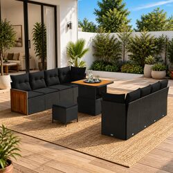 Reliable 11-Piece Outdoor Sofa Set for Comfort and Style