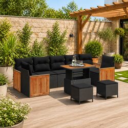 Value and Comfort in Our 10-Piece Outdoor Sofa Set