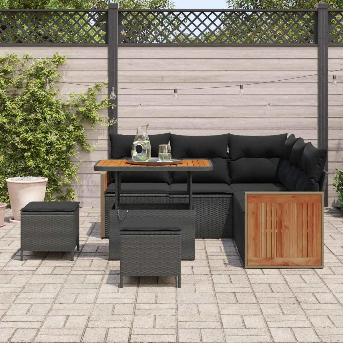 8-Piece Garden Sofa Set for Lasting Comfort