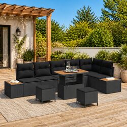 9-Piece Outdoor Sofa Set: Comfort and Durability Combined
