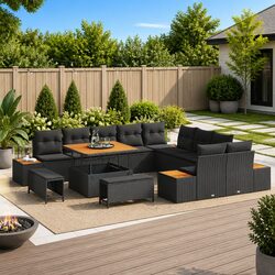Comfortable and Reliable 13-Piece Garden Sofa Set